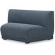 Fraser Blue Slipper Chair, Wedge